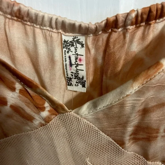 NWT Free People Intimates Tie Dye Sun Fade Slip Size Small